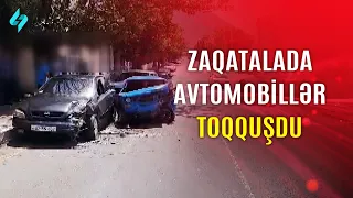 İki avtomobil toqquşdu, bir nəfər xəsarət aldı | Kanal S Xəbər