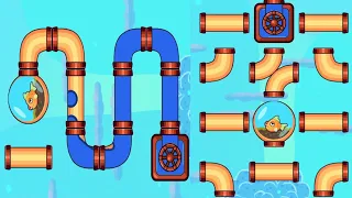 Save The Fish 🐟||Pull The Pin Fish Rescue Game ||Android Gameplay Walkthrough || Hard Level Gameplay