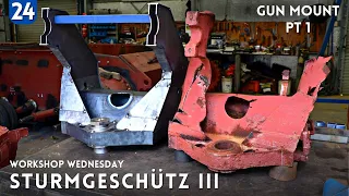 WORKSHOP WEDNESDAY:  Scratch building a StuG III G 7.5 cm KwK 40 mount