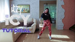 ITZY (있지) - "ICY" Dance Tutorial Mirrored chorus + dancebreak (explanation)