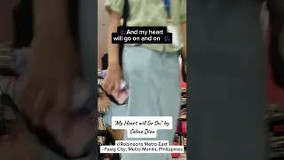 ''My Heart will Go On'' by Celine Dion performed by a Busker at a Mall (Full Video Lyrics)