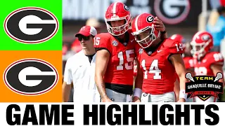 Team Black vs Team Red Highlights (Second Half) | 2024 Georgia Football Spring Game