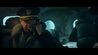 Dominic Keating as "Harry" in "Greyhound" 2020 Apple TV movie scene