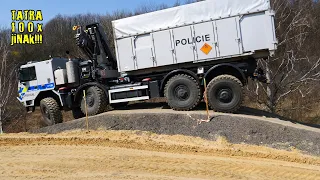 TATRA 100x jinak!!! Policejní TATRA FORCE 8x8 na testování!