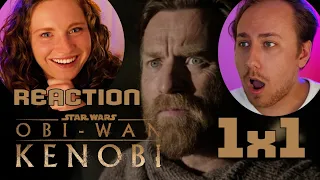 This show made us cry! Married Couple REACTION to Episode 1 of Obi Wan Kenobi // 1x1 HELLO THERE!!!