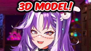 Michi Mochievee Debuts and already has a 3D Model!