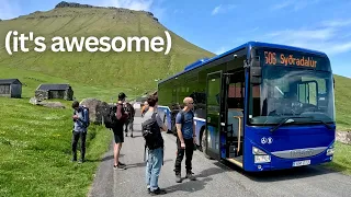 How Good is Public Transport in The Faroe Islands? I'll try as many modes as I can in a Single Day.