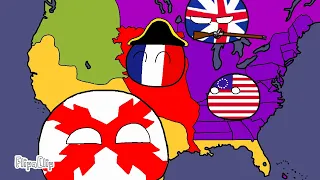 History of the U.S.A in countryballs