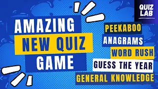 Exciting NEW Trivia Quiz Game. FIRST For YouTube. NEW Games