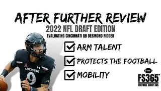 2022 NFL Draft Evaluating Cincinnati QB Desmond Ridder