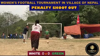 Village Women's Football in Nepal / Penalty Shoot-out / Rare and unique