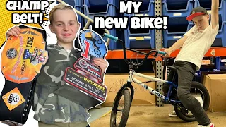 I GOT A NEW SIGNATURE BMX BIKE!! *CHAMPIONSHIP BELT!!*