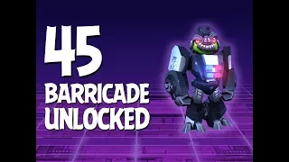 Angry Birds Transformers - Gameplay Walkthrough Part 45 - Barricade Unlocked