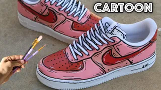 Custom CARTOON Air Force 1's