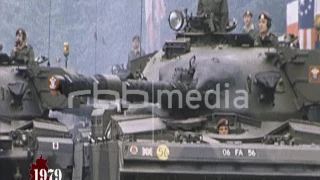 Allied troops on parade in West Berlin 1979