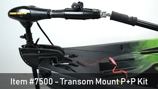 NuCanoe Transom Mount Motor Plug + Play Kit