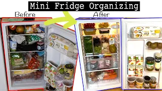 Small Fridge Cleaning (and New Organizing System)