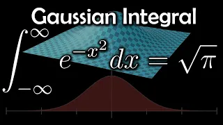 Why does pi show up here? | The Gaussian Integral, explained