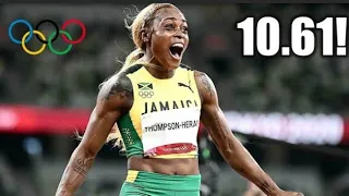 Elaine thompson "OLYMPIC RECORD" - 100m (10.61 )