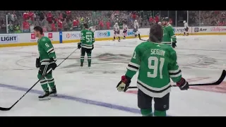 Wyatt Johnston Full Warmup, Stars vs. Capitals, 10/27/22