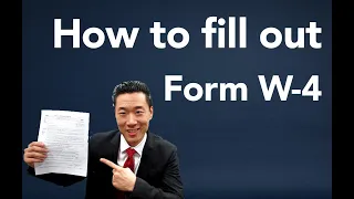 How to fill out a W4 Form