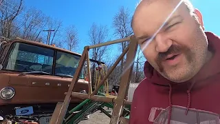 Building my John Deere tractor some loader forklift forks out of scrap, DIY style!