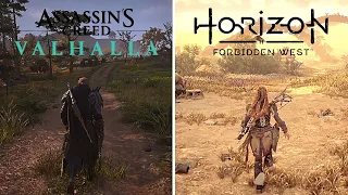 Horizon Forbidden West vs Assassin's Creed Valhalla - Detailed Comparison