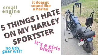 5 Things I hate on my 883 Sportster #HarleyDavidson #Sportster #TheRaccoonKing