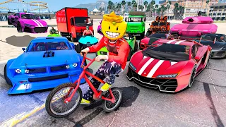 TODOS CONTRA MI EN BICI Y CON RETOS EXTREMOS!! - GTA 5 ONLINE