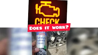 CATALYTIC System CLEANER liqui Moly | UPDATE 2023 !!! IT WORKED AFTER 100KM P0420