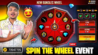 Free Fire - New Spin The Wheel Event in Gold 🥰Samurai Bundle & 30+ Rare Items - Garena Free Fire