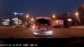 Самые редкие кадры ДТП снятые на  видеорегистратор 08 2017 The rare footage of the accident