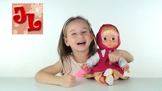 Маша и Медведь  2016 новые песни говорящая кукла, обзор, обучение || Toys for kids