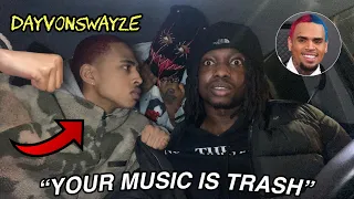 TELLING CHRIS BROWN’S CLONE HIS MUSIC IS TRASH *GONE WRONG*
