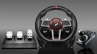 Замер мертвой зоны руля FlashFire Suzuka Racing Wheel ES900R в играх(FH5, Assetto, City Car Driving)