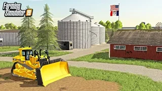 BUILDING A FARM FROM SCRATCH WITH BULLDOZER! (ROLEPLAY) | FARMING SIMULATOR 2019