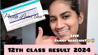 MY CLASS 12TH CBSE BOARD RESULTS 2024 | LIVE REACTION| PASS OR FAIL?🥲😭 | NATALENE HANNA