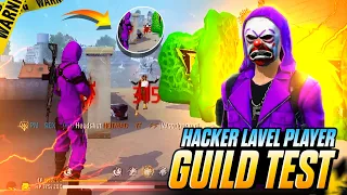 Hacker Level Player 😲 Guild Test 1 vs 1 😈 Must Watch 👽- GarenaFreeFire