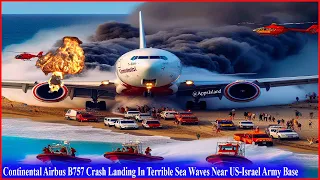 Continental Airbus B757 Crash Landing In Terrible Sea Near US-Israel Army Base #shorts #gta5 #foryou