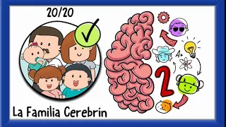 Brain Test 2: Cuentos Extraños LA FAMILIA CEREBRIN Nivel 1-20 Tutorial ✔️