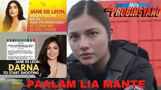 FPJS ANG PROBINSYANO|ANG PAMAMAALAM NI JANE DE LEON BILANG LIA MANTE #ANGPROBINSYANO #LIA #MANTE