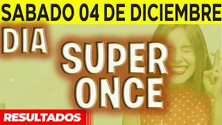 Resultado del sorteo Super Once Dia del Sábado 4 de Diciembre del 2021.