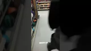 THROWING A BALL IN WALMART (got kicked out)