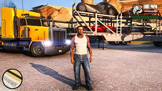 Grand Theft Auto: San Andreas Remastered - Mission Gameplay [GTA 5 PC Mod]
