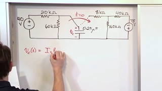 Lesson 13 - RC Step Response Circuit Problem (Engineering Circuits)