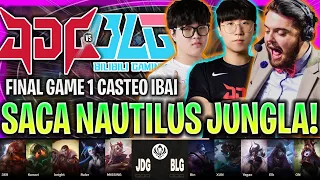SACAN NAUTILUS JUNGLA EN LA FINAL DEL MSI! | JDG vs BLG GAME 1 FINAL MSI 2023 LVP ESPAÑOL