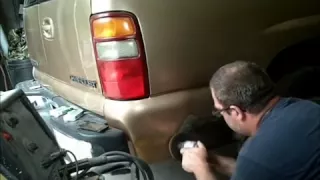 how to fix big rust holes on a vehicle