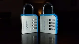 Puroma 2 Pack 4 Digit Combination Lock