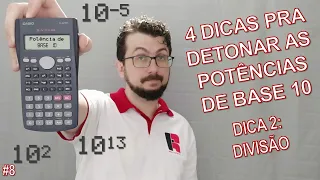 Calculadora Científica - 08 - Operações com potência de base 10: divisão