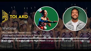 Toi Ako | Te ara hauora mō Ngāi Māori: Oranga aspirations of our tūpuna in action